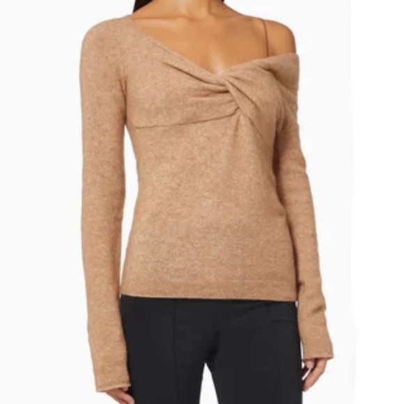 Helmut Lang off the shoulder bungee sweater - Picture 1 of 13